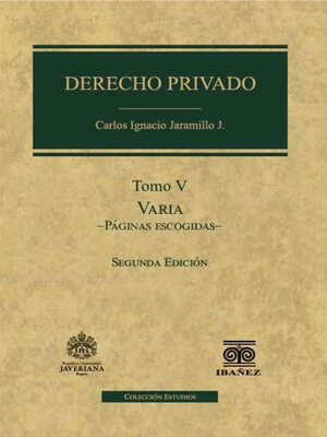 cover image of Derecho privado